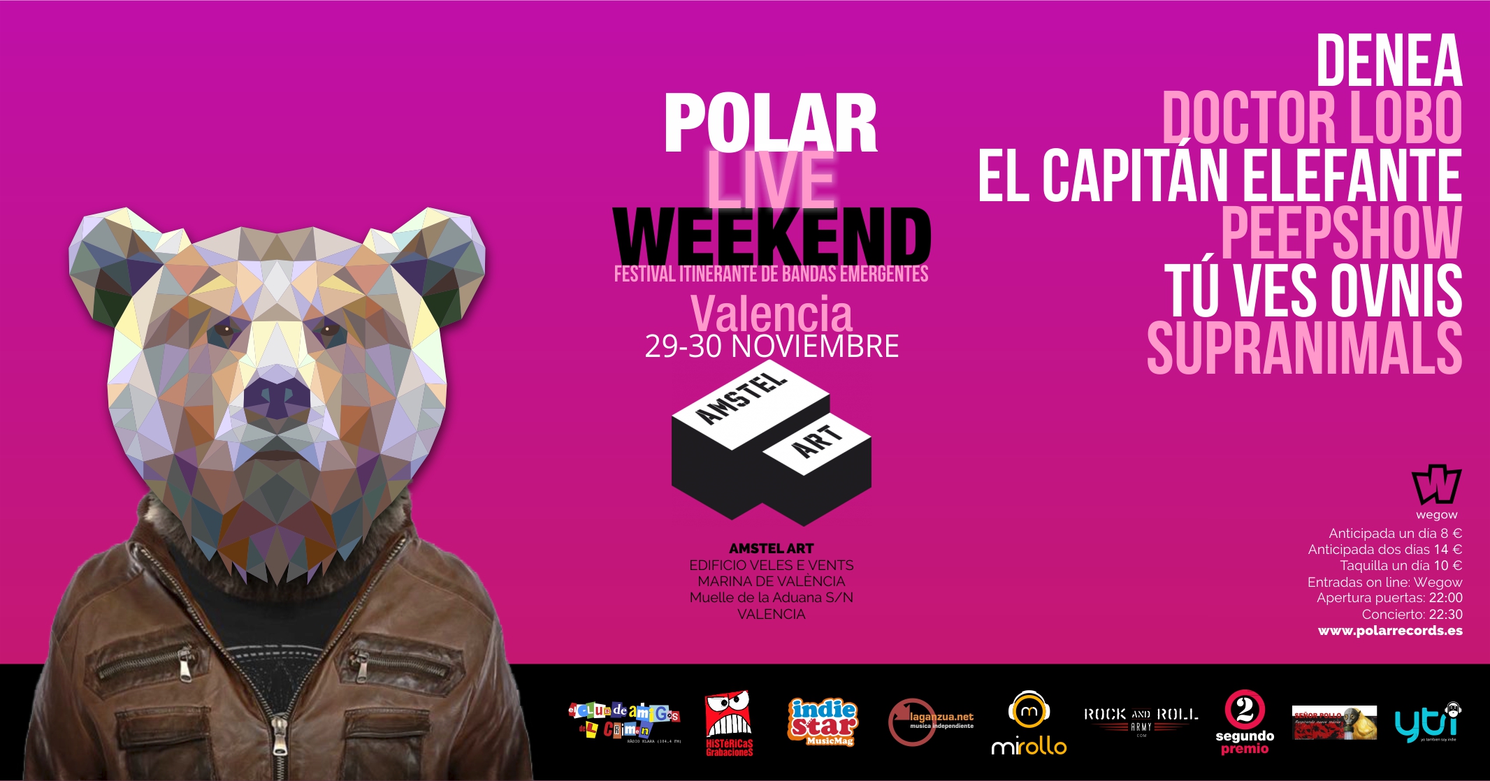 Fotografía promocional de POLAR LIVE WEEKEND VALENCIA