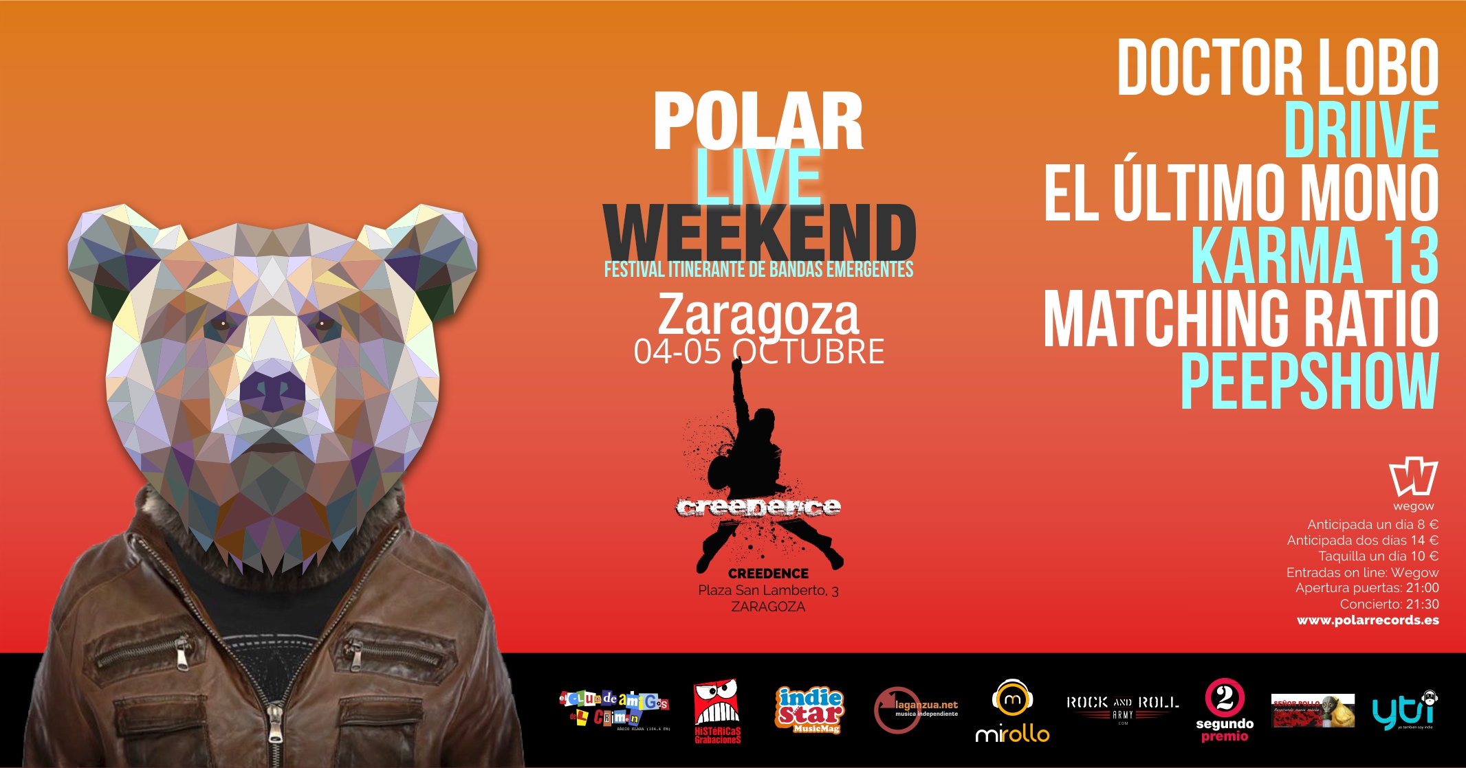 Fotografía promocional de POLAR LIVE WEEKEND ZARAGOZA