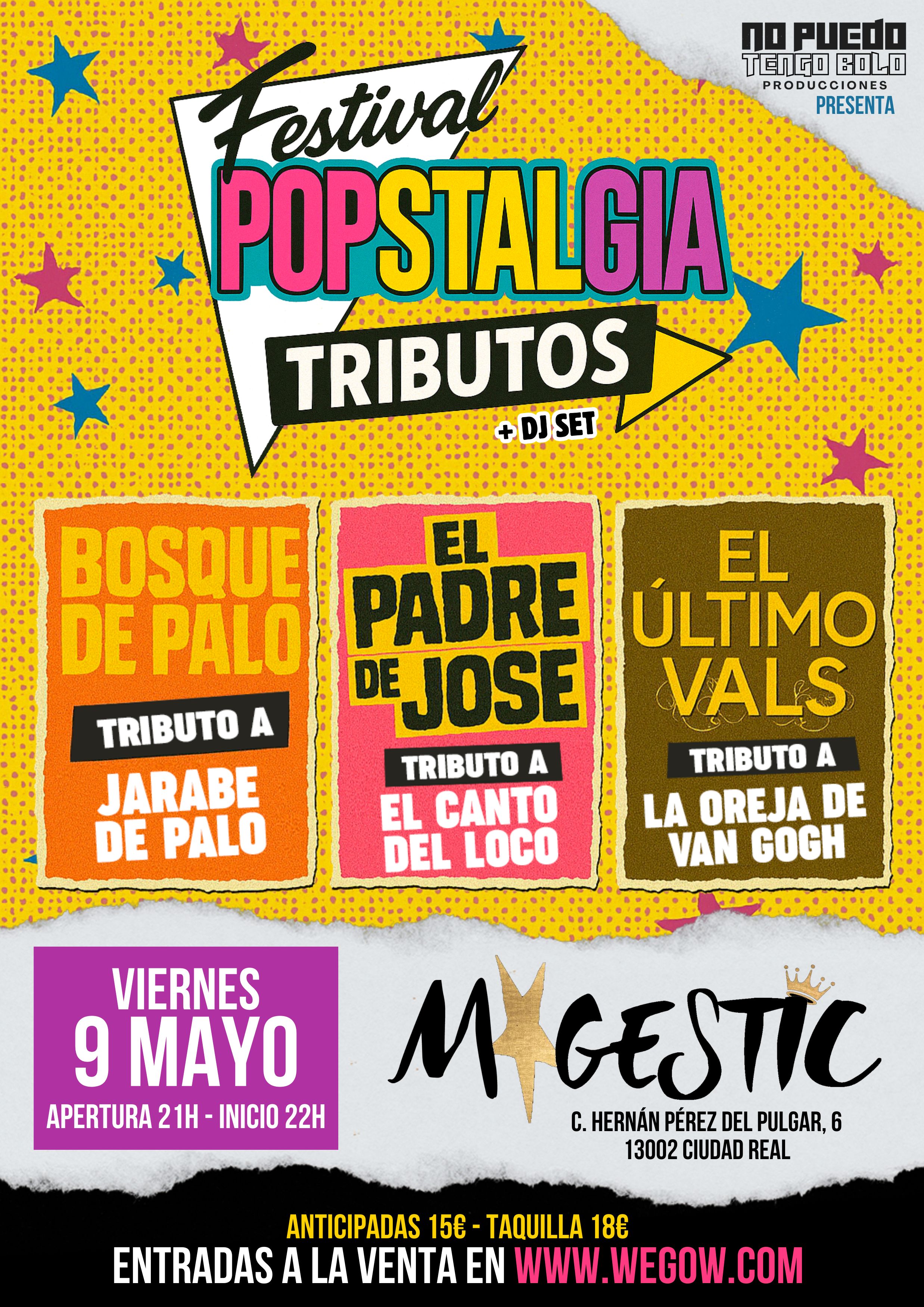 Fotografía promocional de POPstalgia (Festival de tributos)