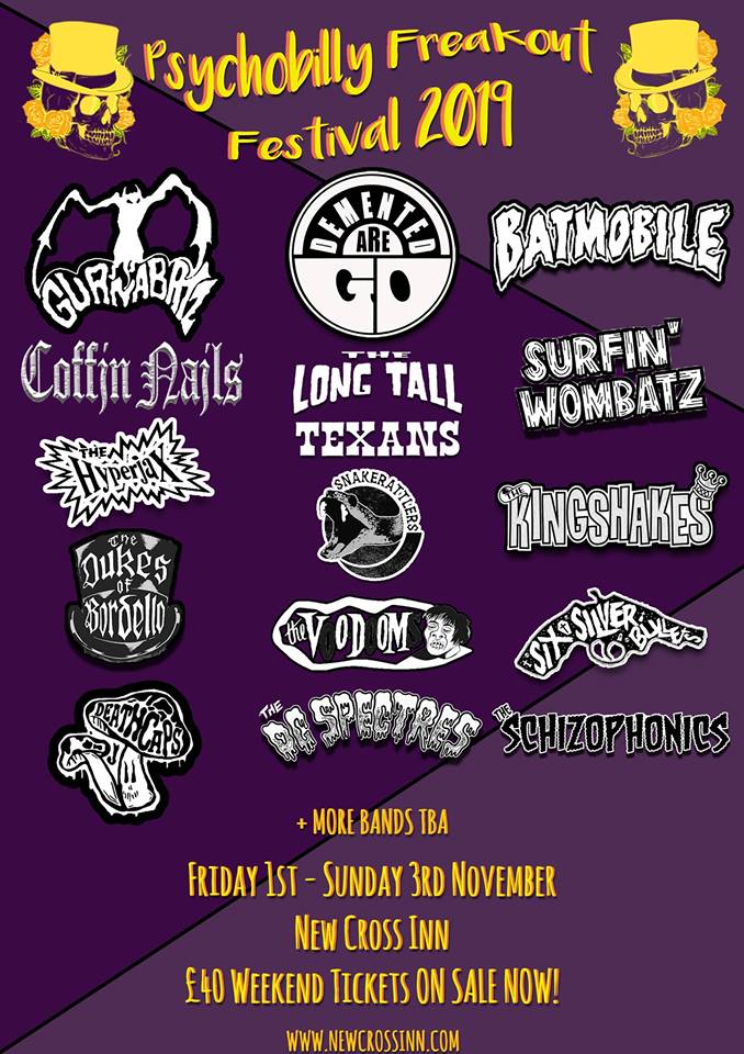 Psychobilly Freakout Festival 2019. Tickets, lineup, bands for Psychobilly  Freakout Festival 2019 | Wegow Great Britain