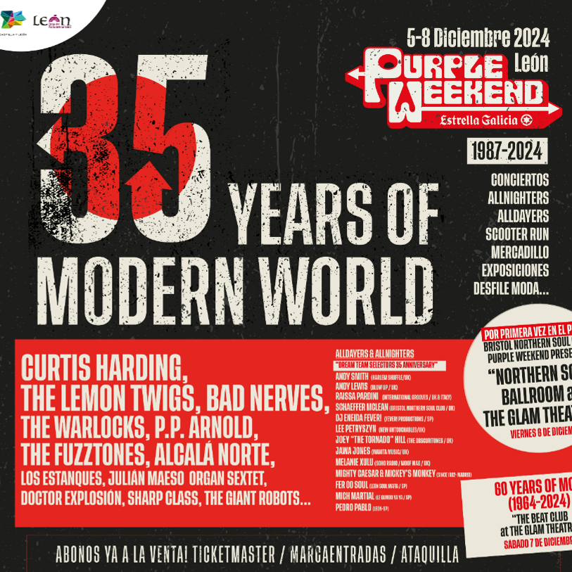 Fotografía promocional de Purple Weekend Estrella de GAlicia