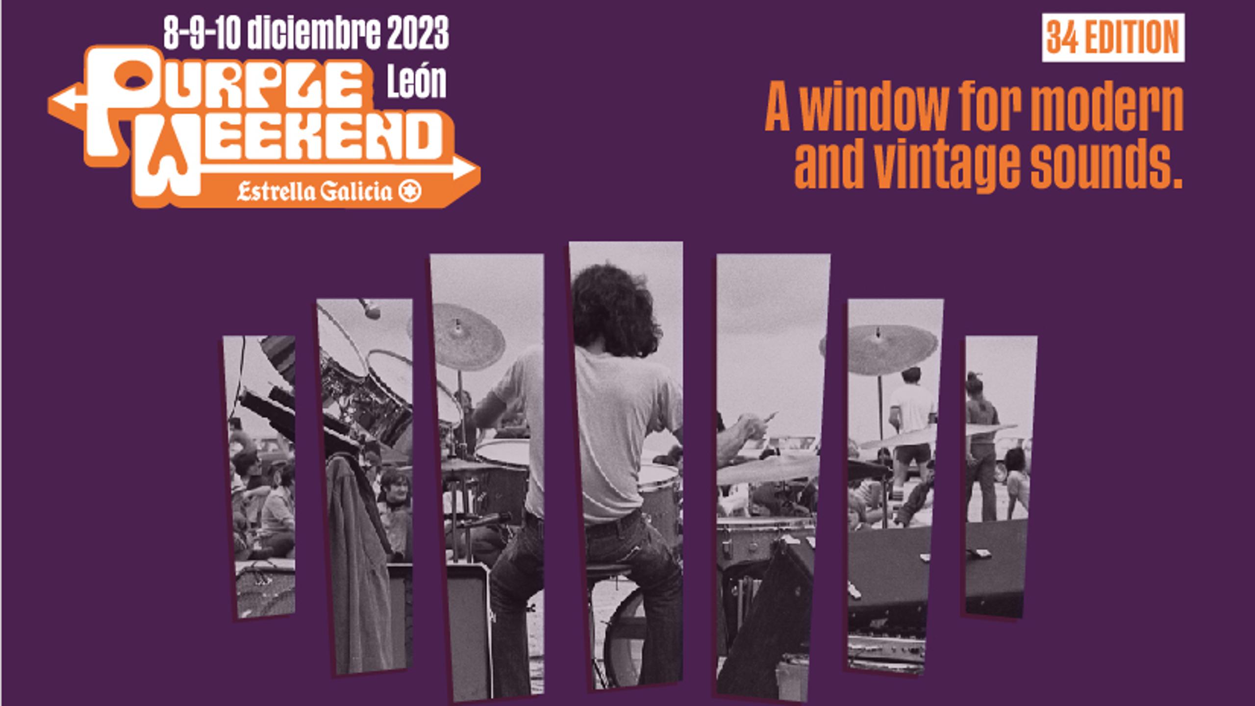 Fotografía promocional de PURPLE WEEKEND ESTRELLA GALICIA 2023