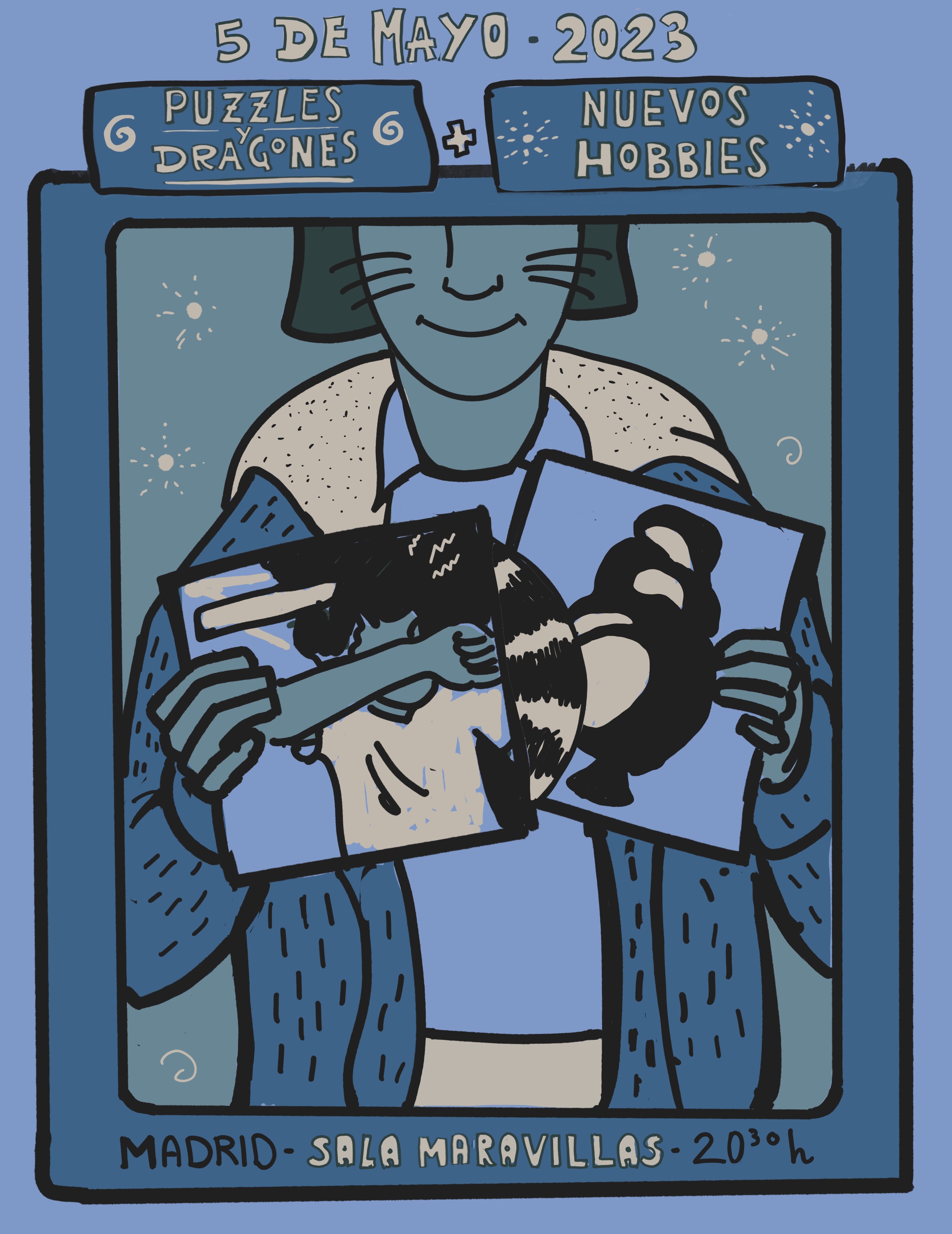 Fotografía promocional de Puzzles y Dragones + Nuevos Hobbies en Maravillas Club