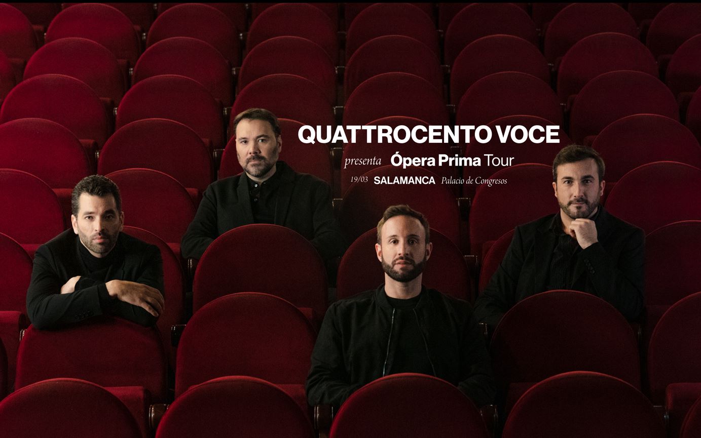 Promofoto von Quattrocento Voce - Ópera Prima Tour en Salamanca.
