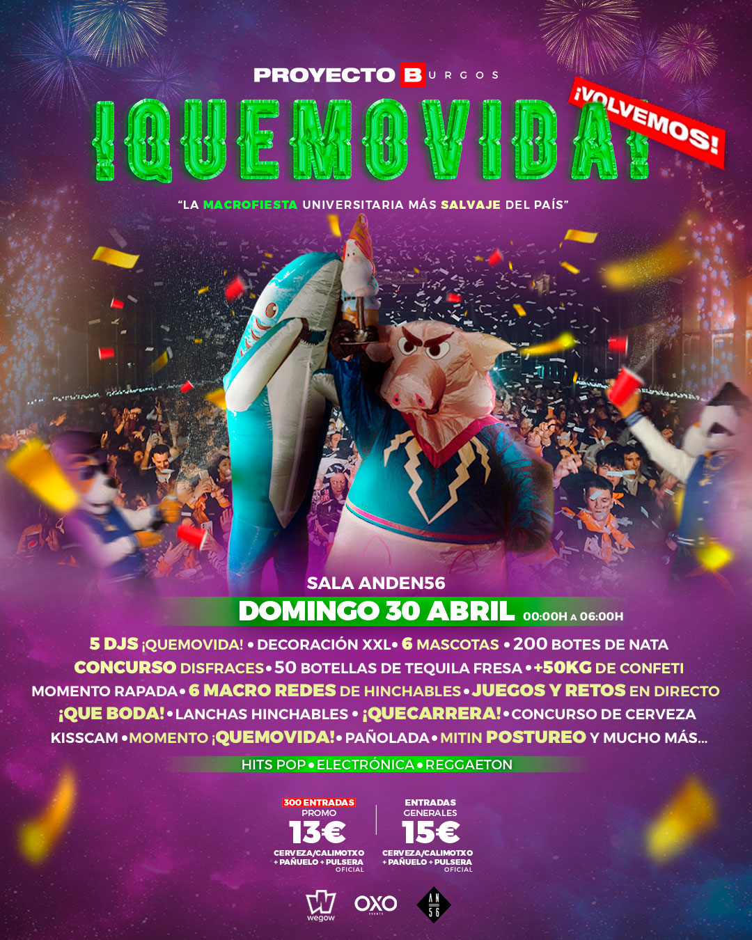 Fotografía promocional de ¡QUEMOVIDA! BURGOS