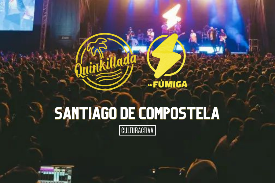 Fotografía promocional de A Quinkillada e La Fúmiga en Compostela