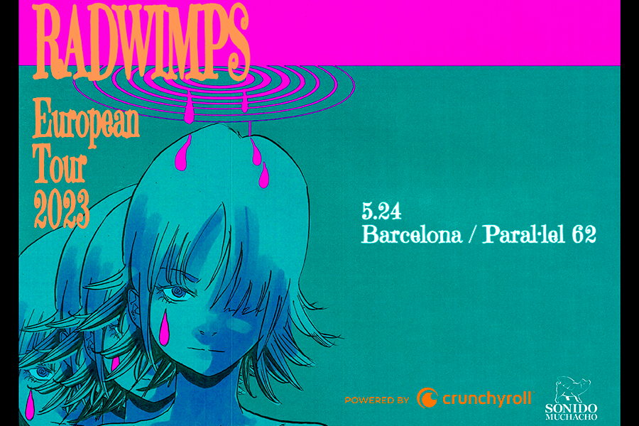Fotografía promocional de Radwimps en Barcelona (Powered by Crunchyroll)