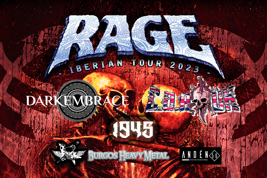 Fotografía promocional de RAGE en Burgos