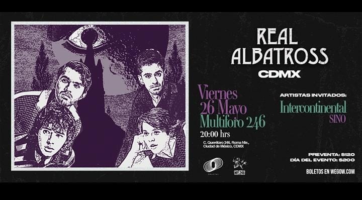 Fotografía promocional de Real Albatross en Ciudad de México