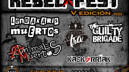 Lendakaris Muertos + Animales Muertos + The Guilty Brigade concert in Burgos