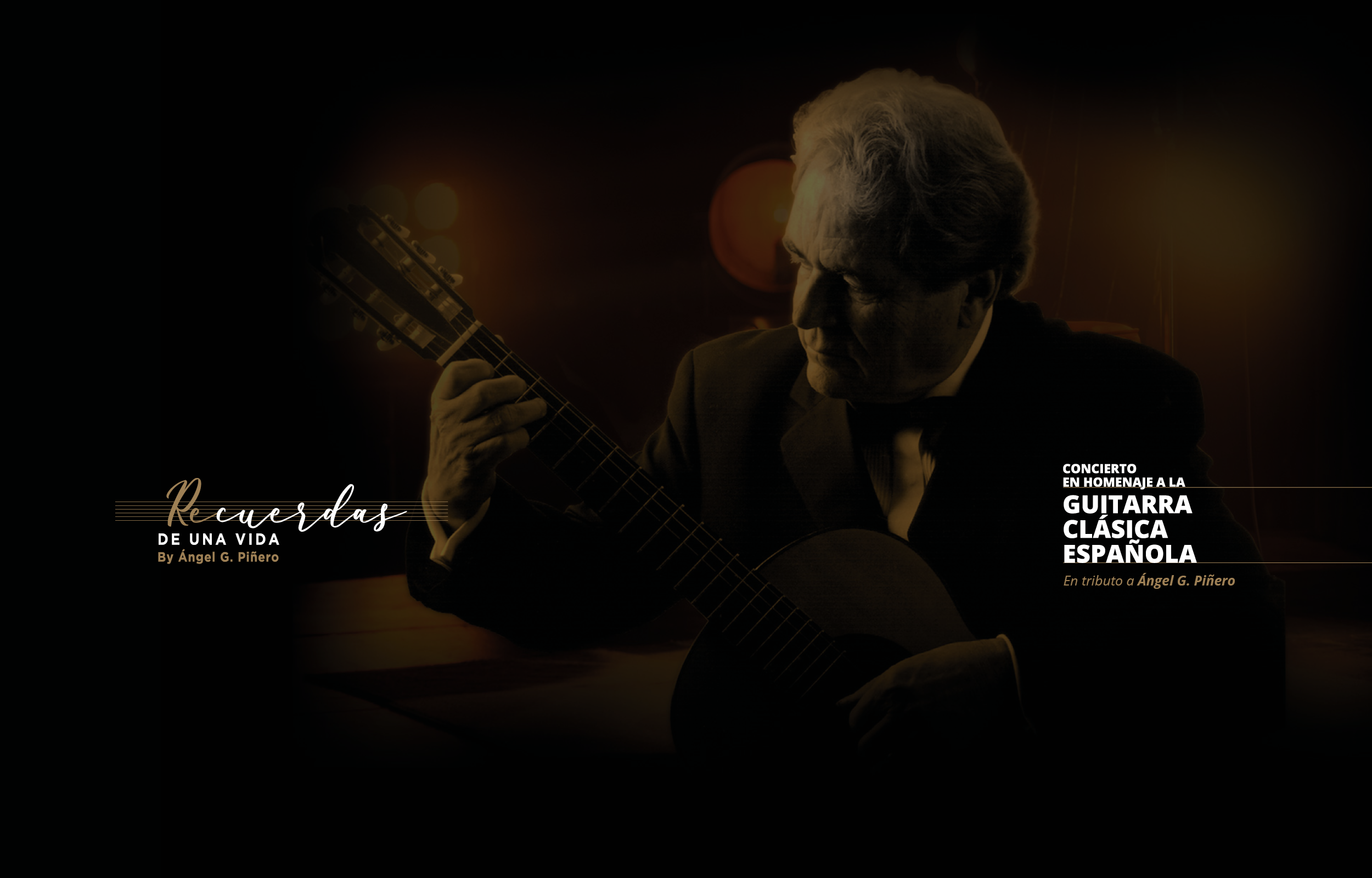 Fotografía promocional de 'Recuerdas de una vida', homenaje a la guitarra clásica española