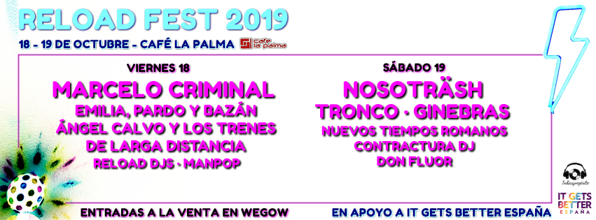 Fotografía promocional de Reload Fest 2019