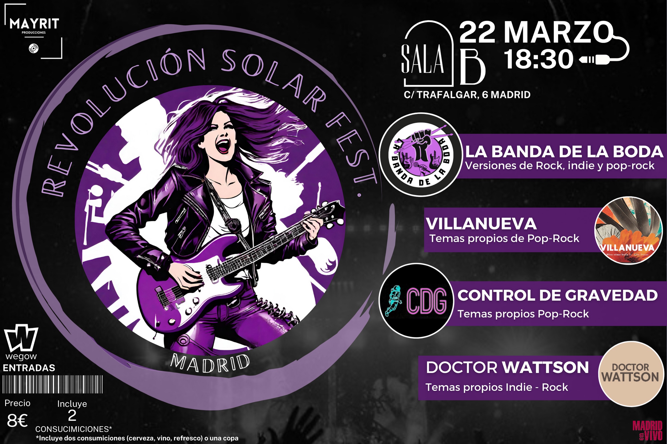 Fotografía promocional de Revolución Solar Fest en Madrid