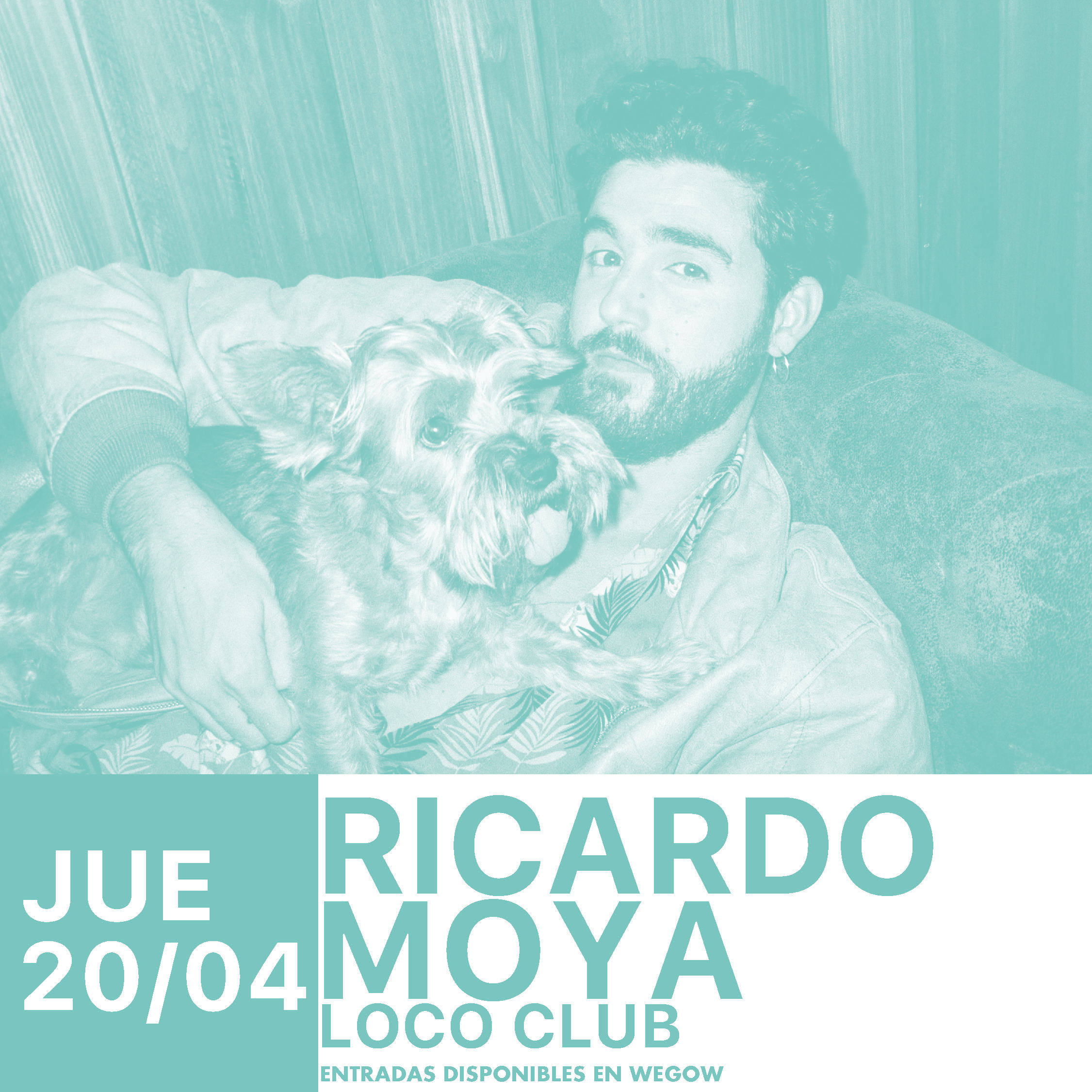 Fotografía promocional de Ricardo Moya en Valencia