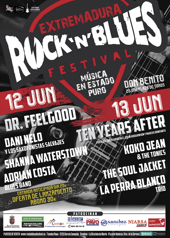 Fotografía promocional de Rock and Blues Festival en Don Benito
