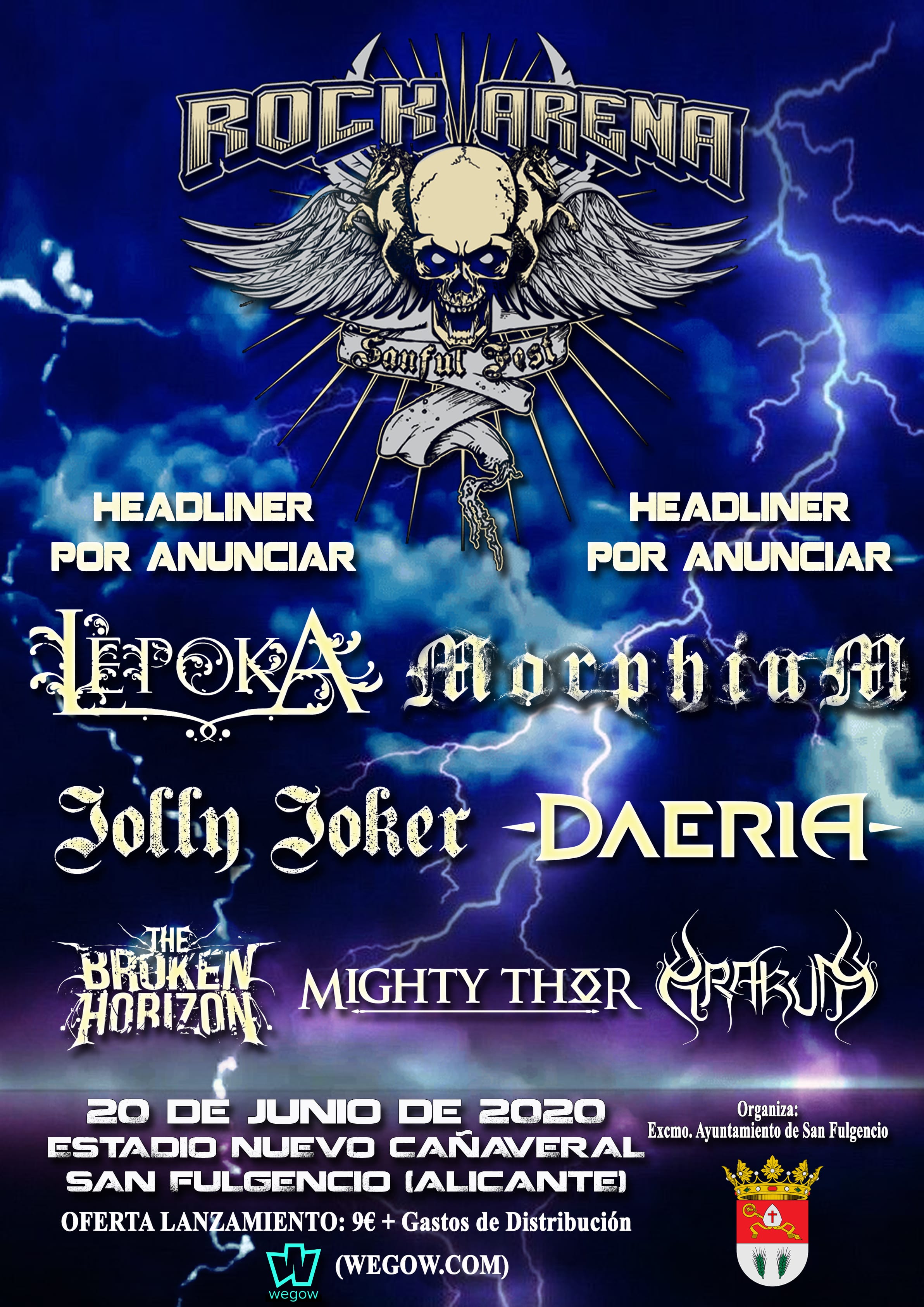 Fotografía promocional de Rock Arena 2020