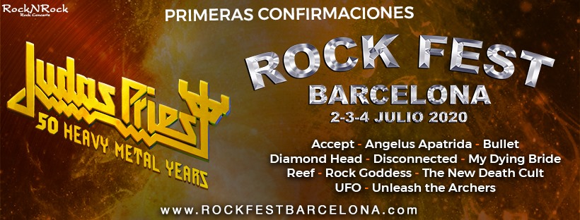 Photographie promotionnelle de Rock Fest Barcelona 2020.