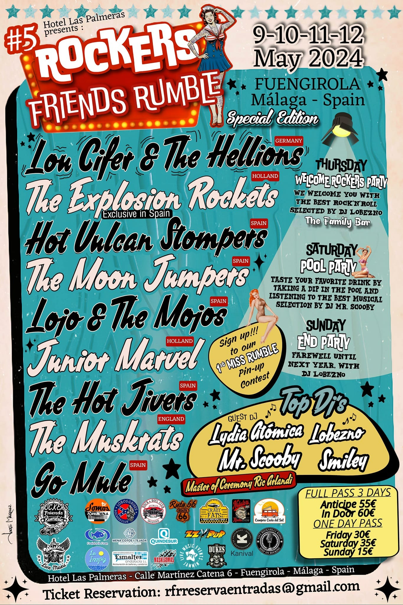 Fotografía promocional de Rockers Friends Rumble 2024