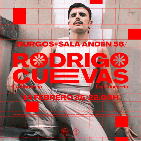 Fotografía promocional de Rodrigo Cuevas en Burgos