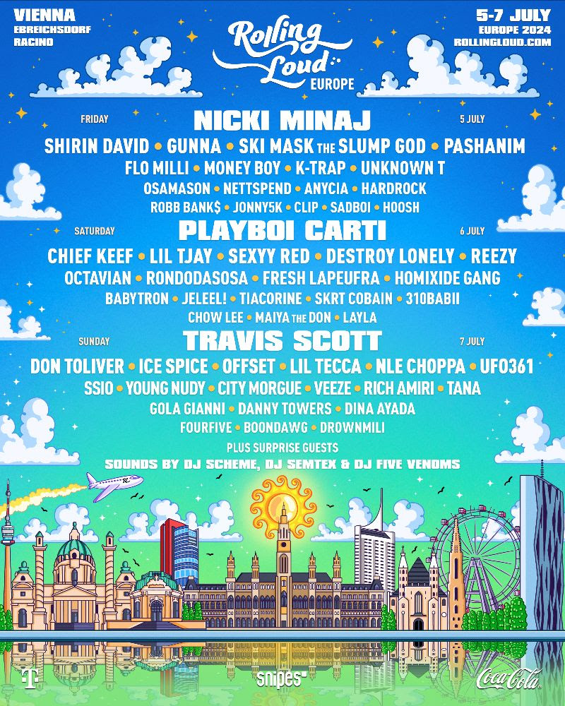 Promotional photograph of Rolling Loud Europe Festival 2024.