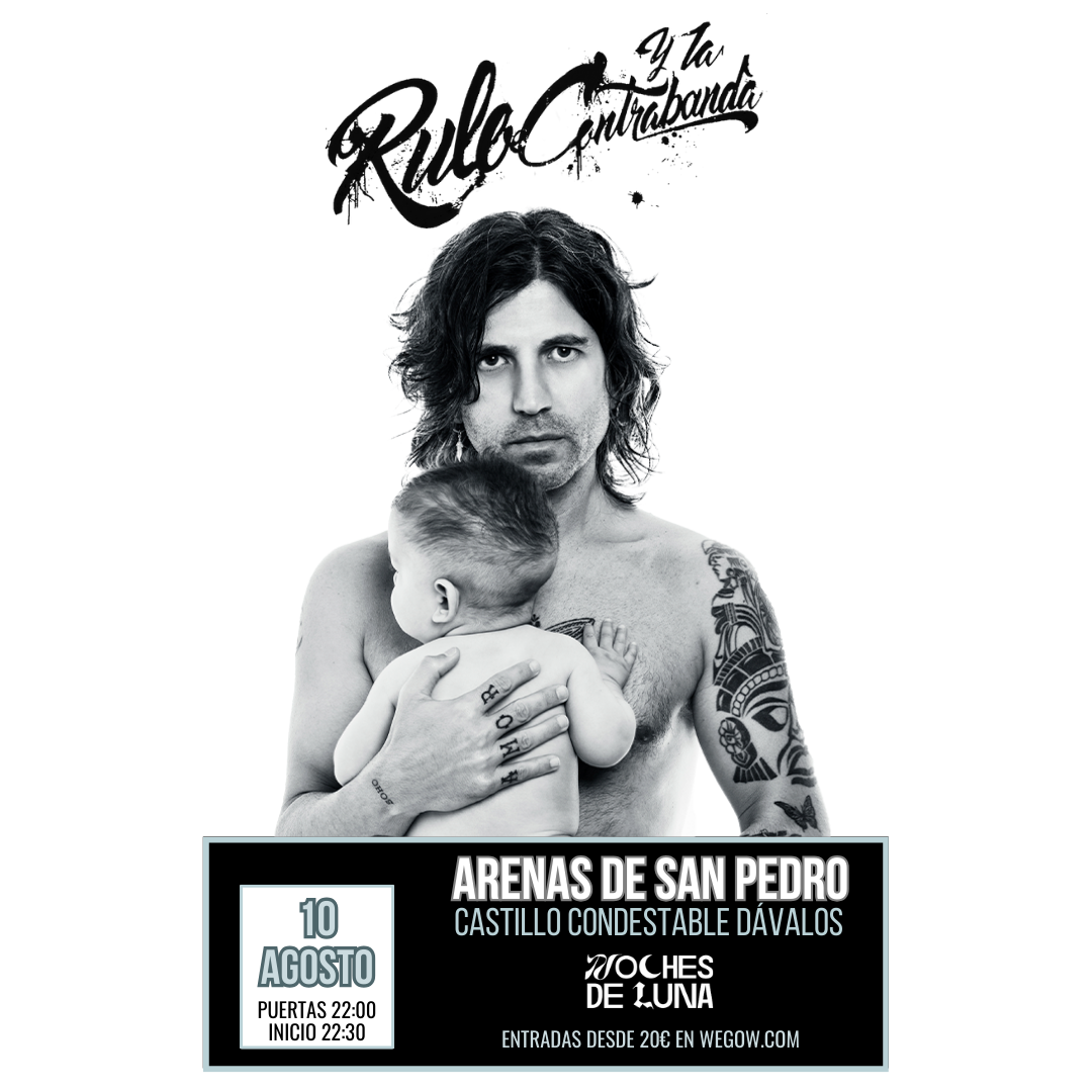 Fotografía promocional de Rulo y la Contrabanda en Noches de Luna de Arenas de San Pedro (Ávila)