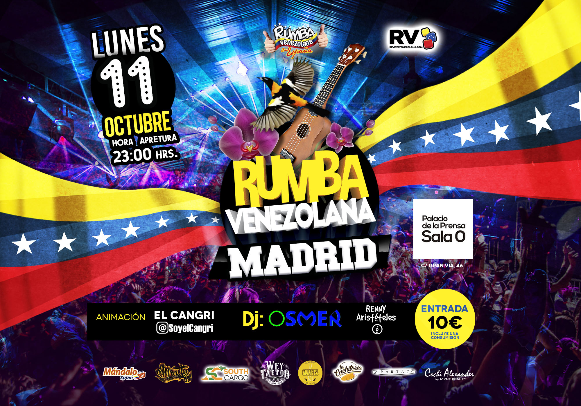 Fotografía promocional de RUMBA VENEZOLANA EN MADRID