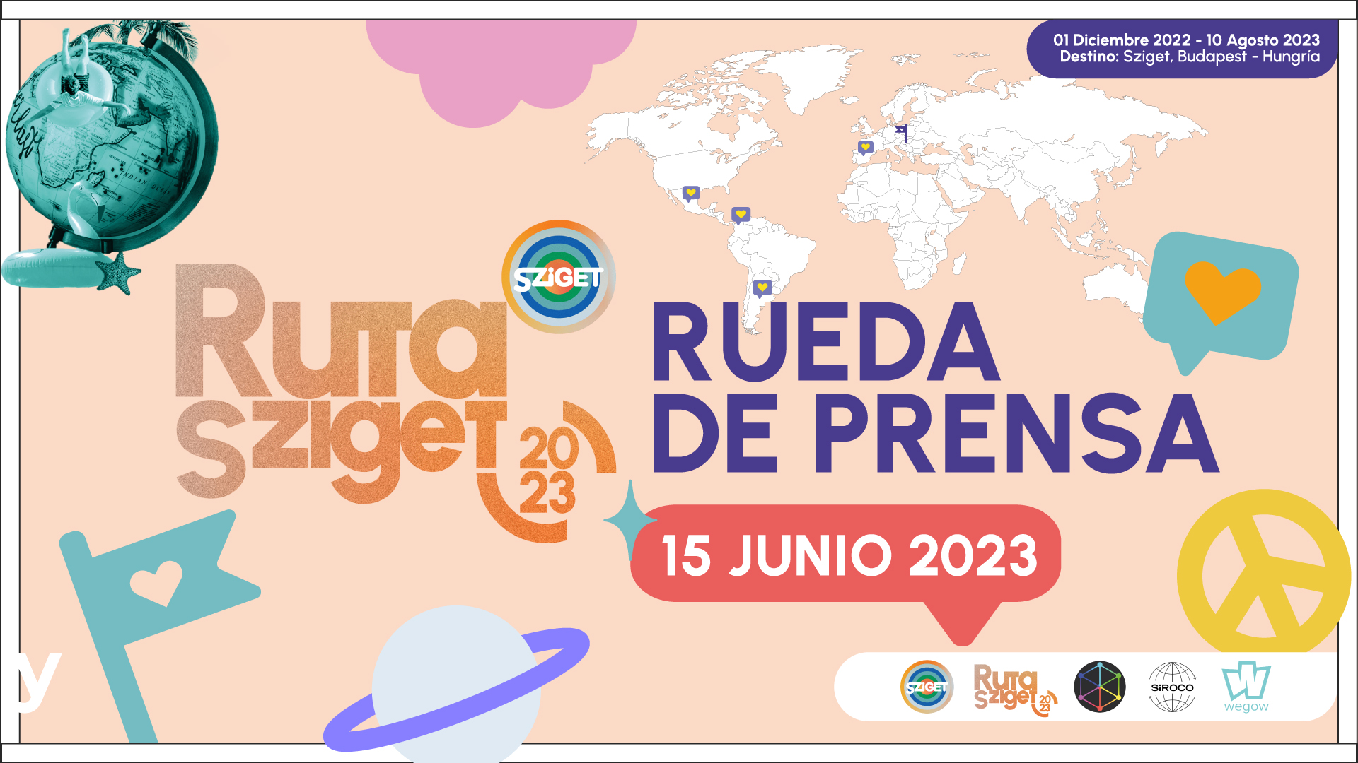Fotografía promocional de Ruta Sziget 2023_RUEDA DE PRESA