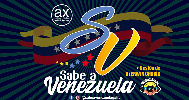 Fotografía promocional de SABE A VENEZUELA en concierto Córdoba