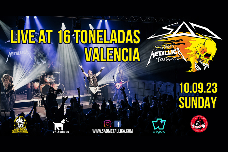 Fotografía promocional de SAD (European Metallica Tribute) live at 16 TONELADAS, VALENCIA