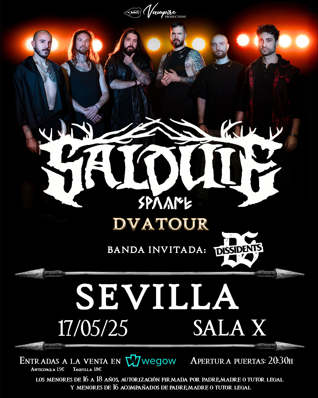 Fotografía promocional de Salduie + Dissidents en Sevilla