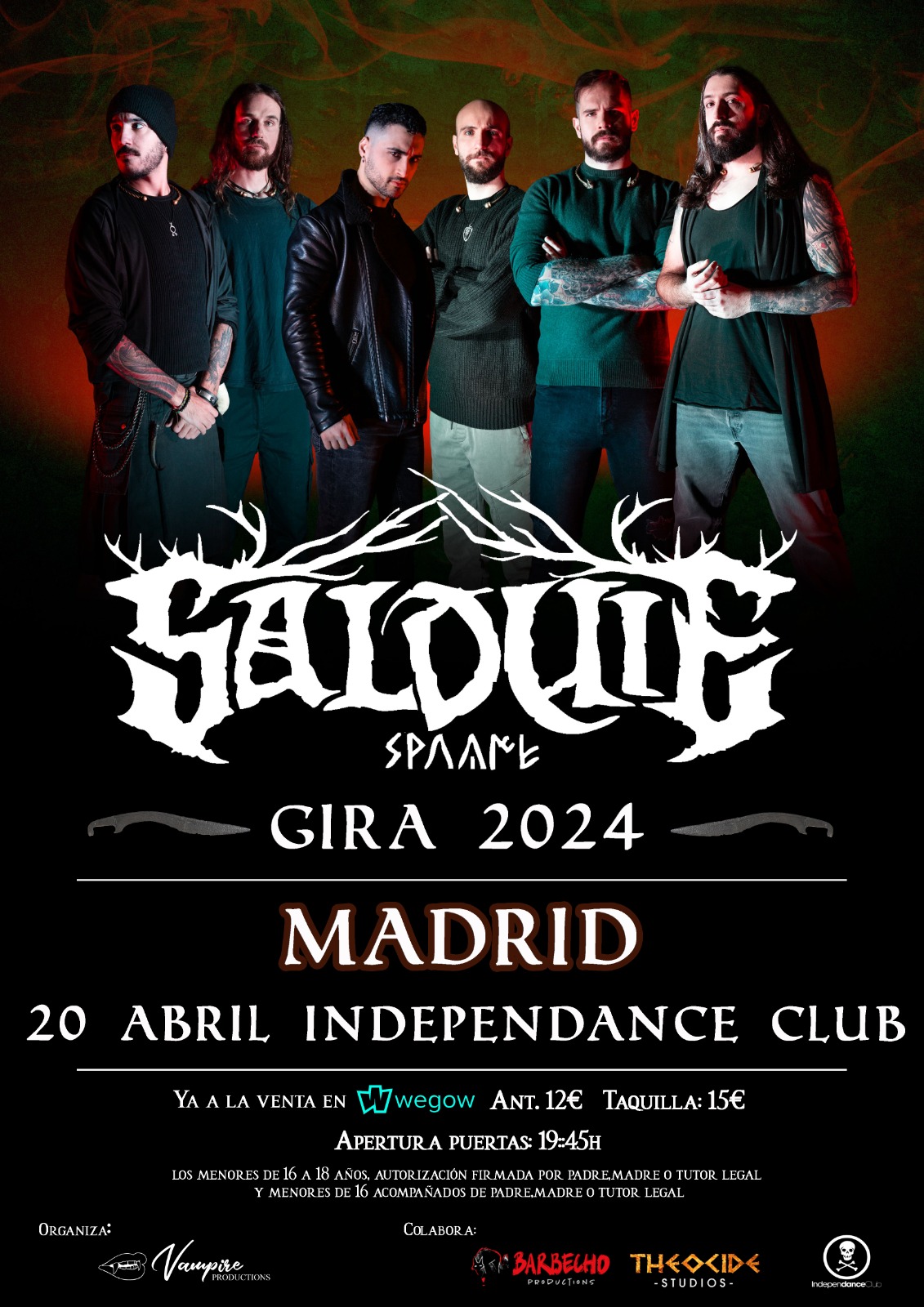 Fotografía promocional de Salduie en Madrid