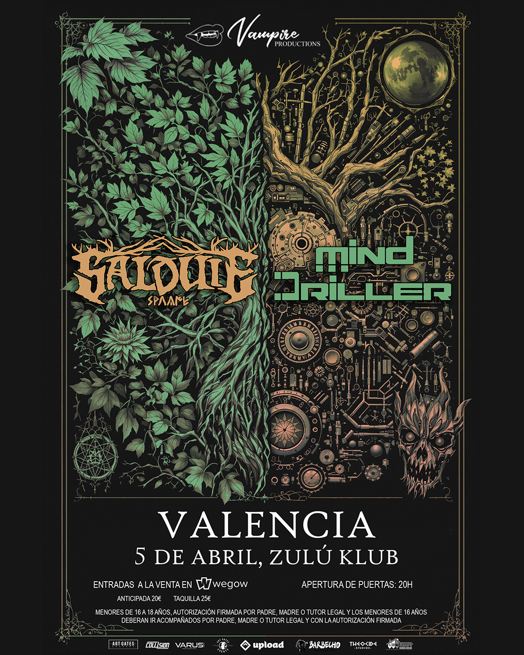 Fotografía promocional de Salduie + Mind Driller en Valencia
