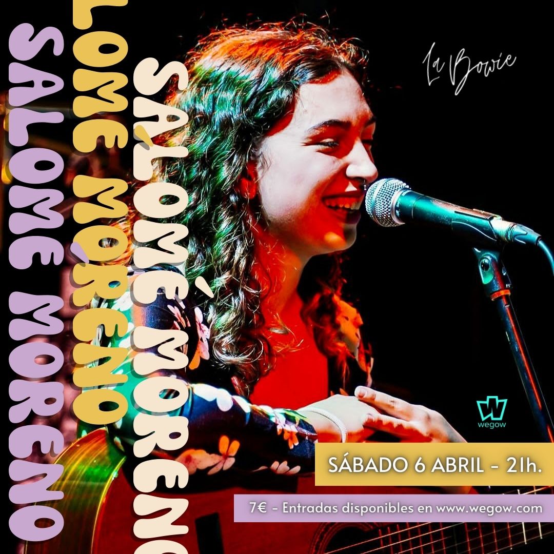 Fotografía promocional de Salomé Moreno en La Bowie