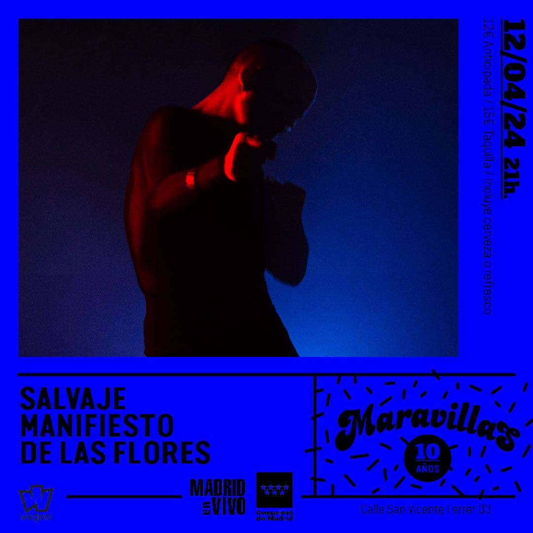 Fotografía promocional de Salvaje Manifiesto de las Flores en Maravillas Club