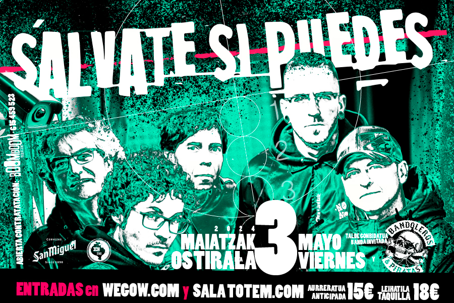 Fotografía promocional de Sálvate si Puedes en Sala Totem 3 mayo 2024