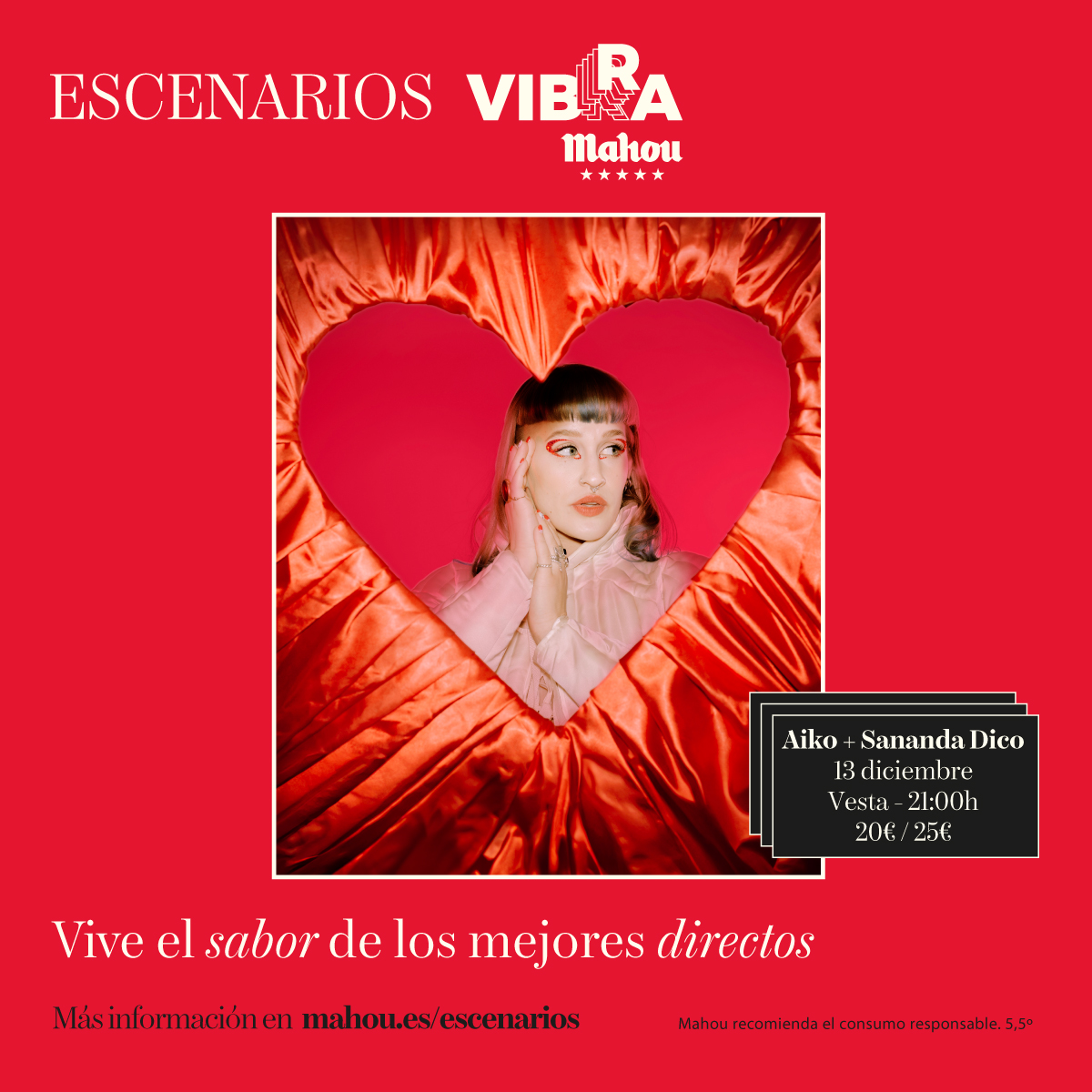 Fotografía promocional de Aiko + Sananda Dico en Madrid