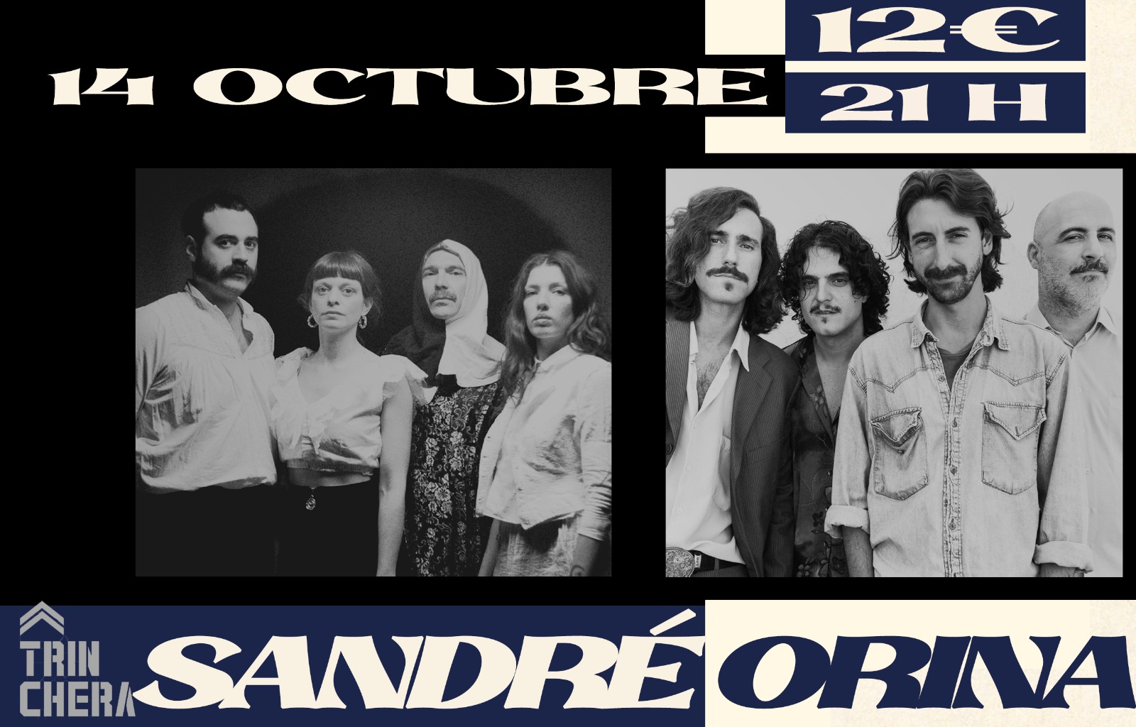 Fotografía promocional de SANDRÉ + ORINA en Málaga