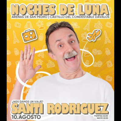 Fotografía promocional de Santi Rodríguez en Arenas de San Pedro - Noches de Luna