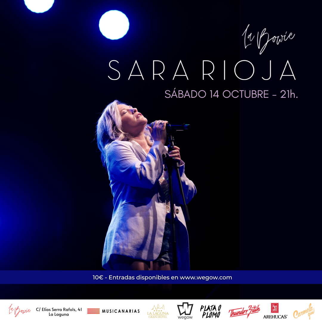 Fotografía promocional de Sara Rioja en La Bowie