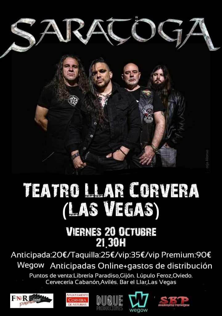 Fotografía promocional de Saratoga en Corvera