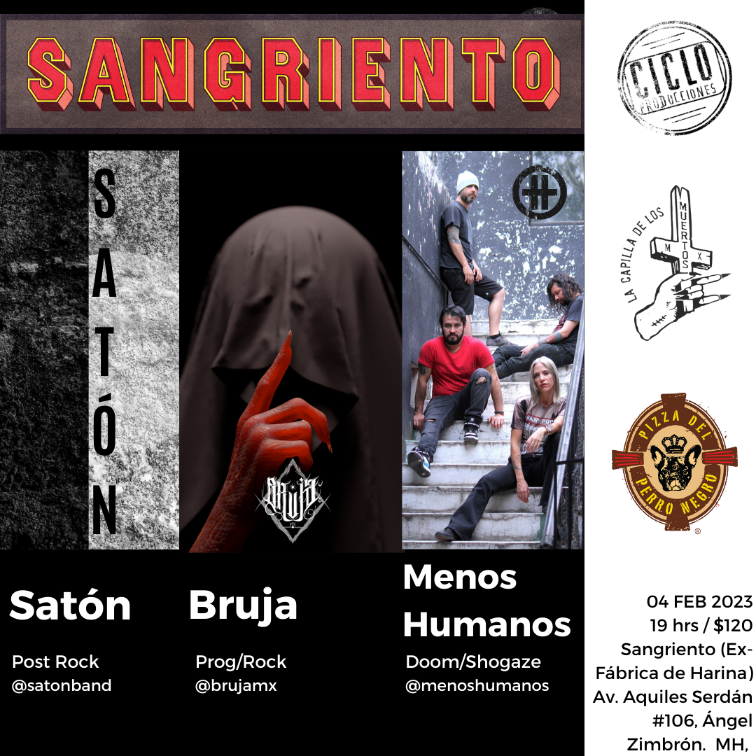 Fotografía promocional de Satón en Sangriento