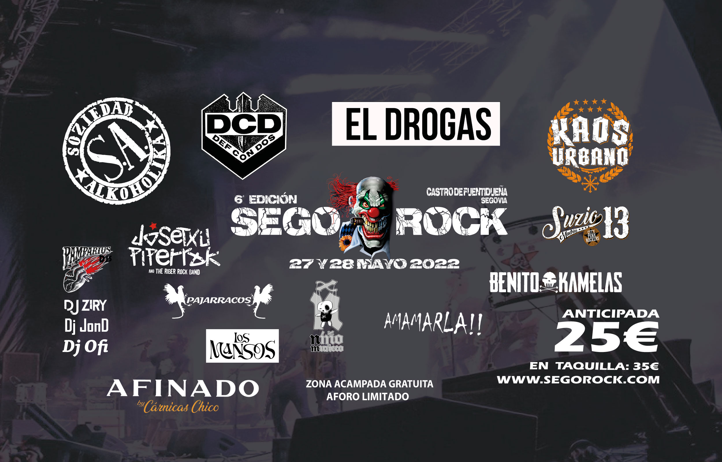 Fotografía promocional de Segorock 2022