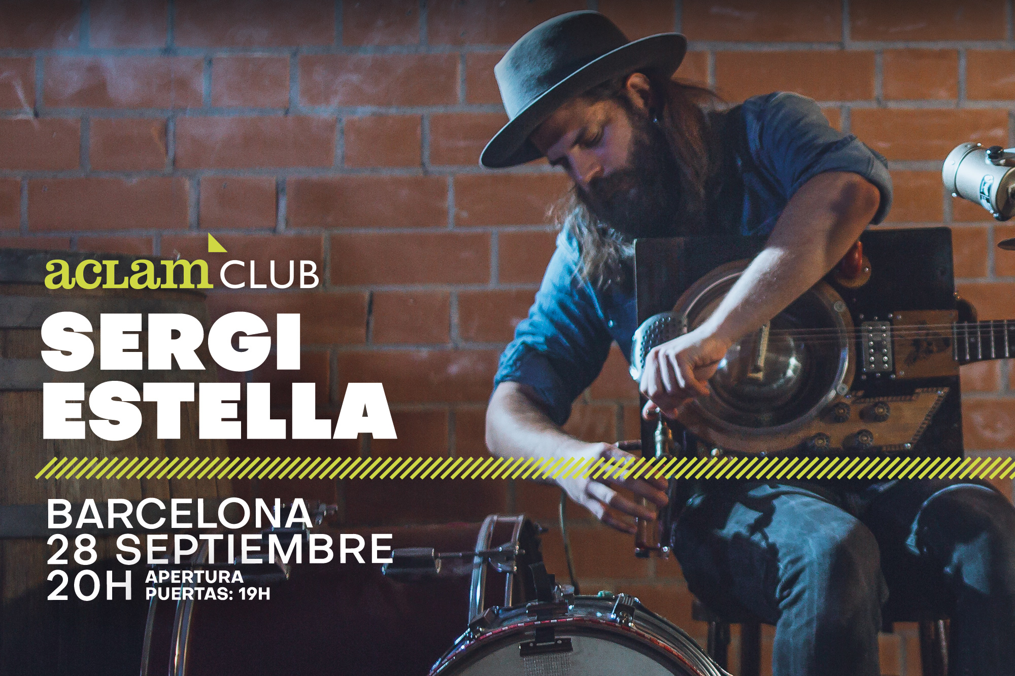 Fotografía promocional de Sergi Estella en Aclam Club