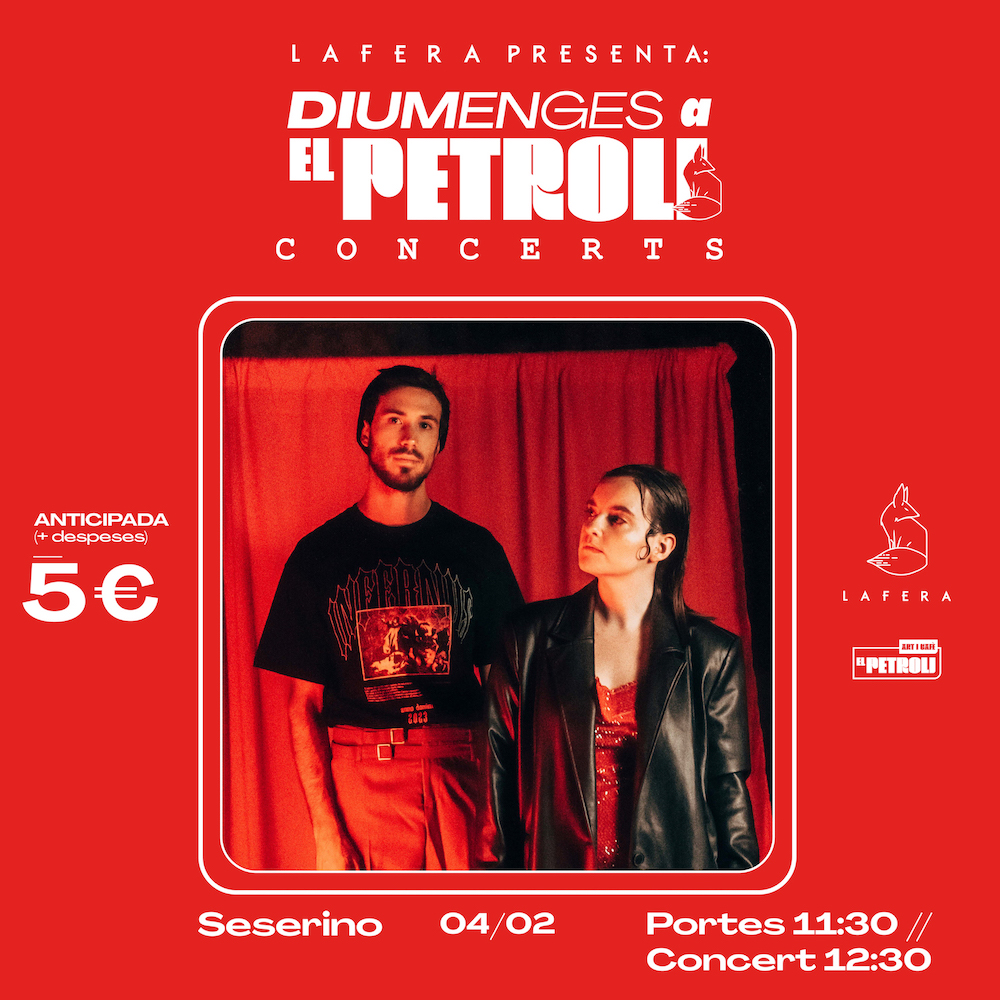 Fotografía promocional de Seserino en concert a El Petroli