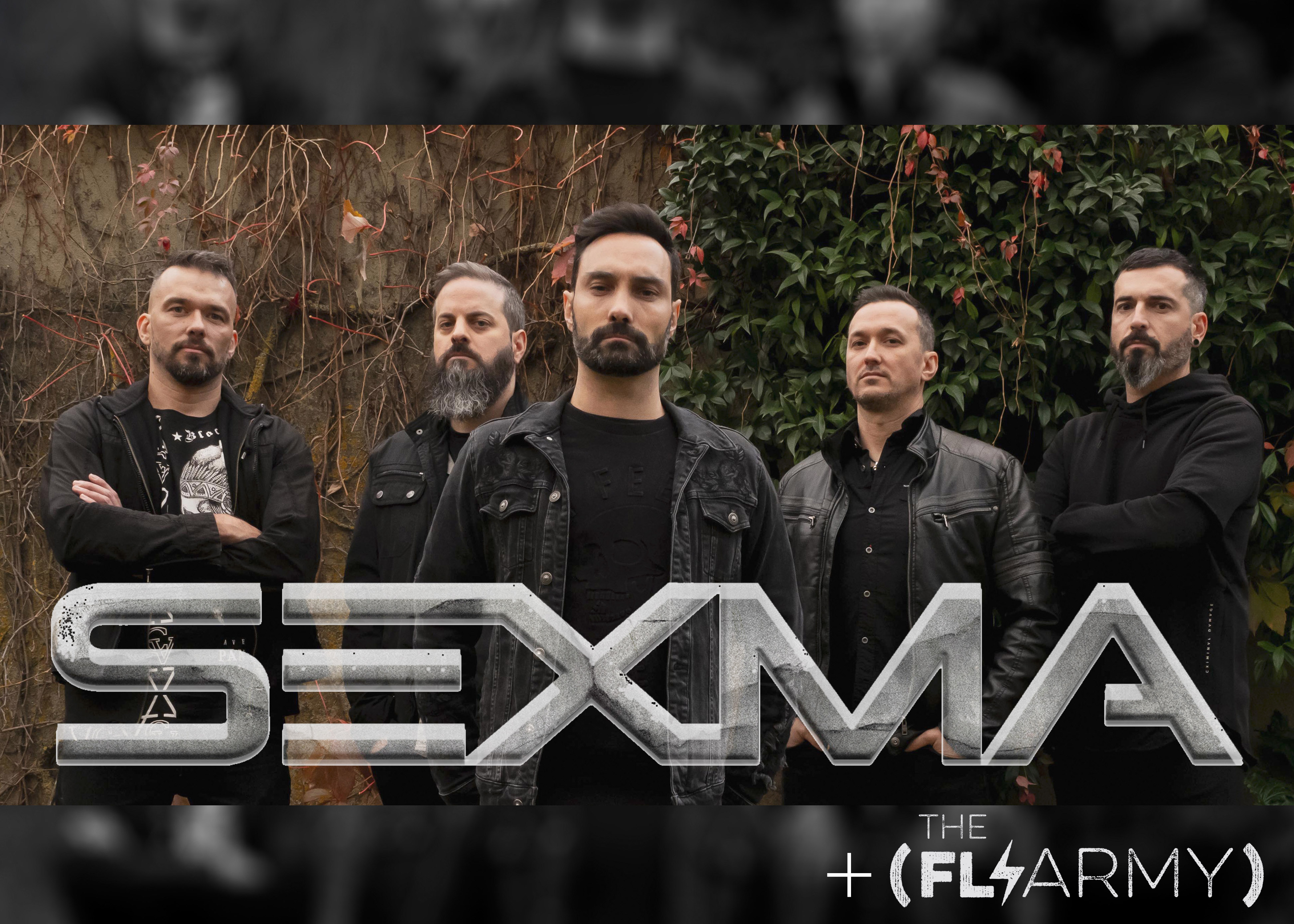 Fotografía promocional de SEXMA + THE FLY ARMY