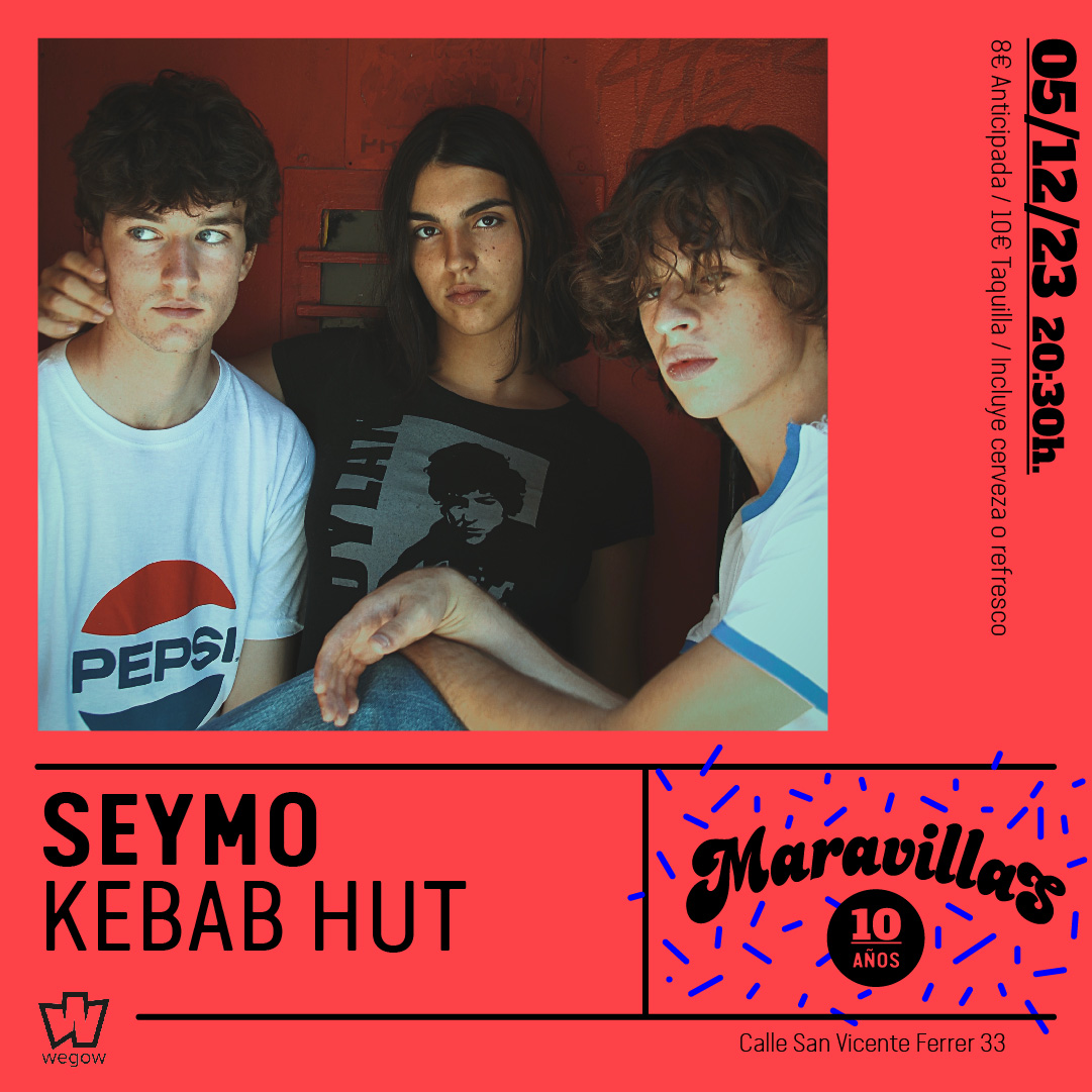 Fotografía promocional de Seymo + Kebab Hut en Maravillas Club