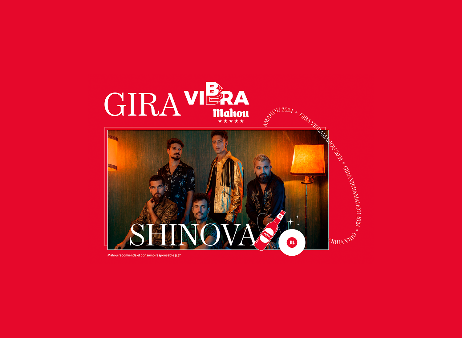 Fotografía promocional de SHINOVA - SALA H - PONFERRADA - GIRA VIBRA MAHOU. SOLD OUT