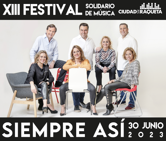 Fotografía promocional de SIEMPRE ASI CIUDAD RAQUETA MADRID 30 JUNIO 2023