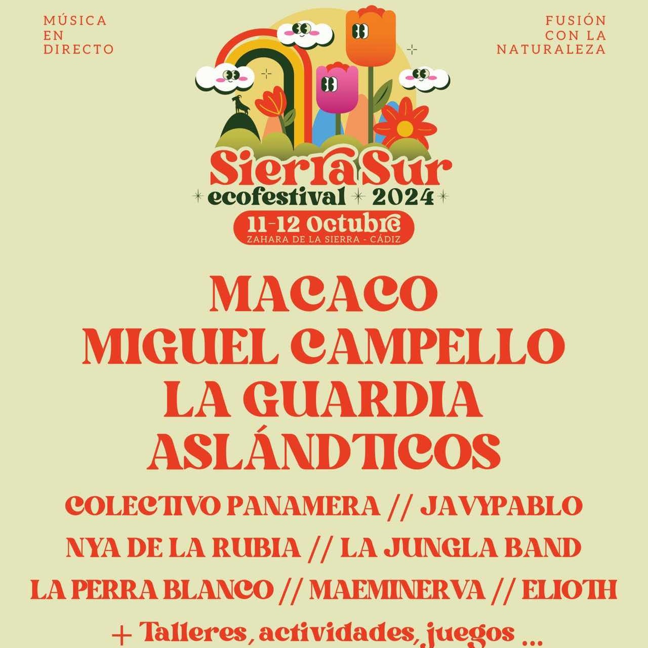 Fotografía promocional de SierraSur Ecofestival 2024