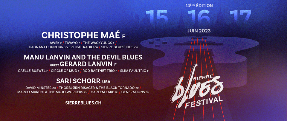 Fotografia promocional de Sierre Blues Festival 2023.